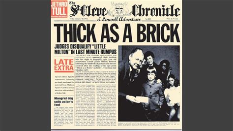 thick as a brick testo|thick as a brick 2.